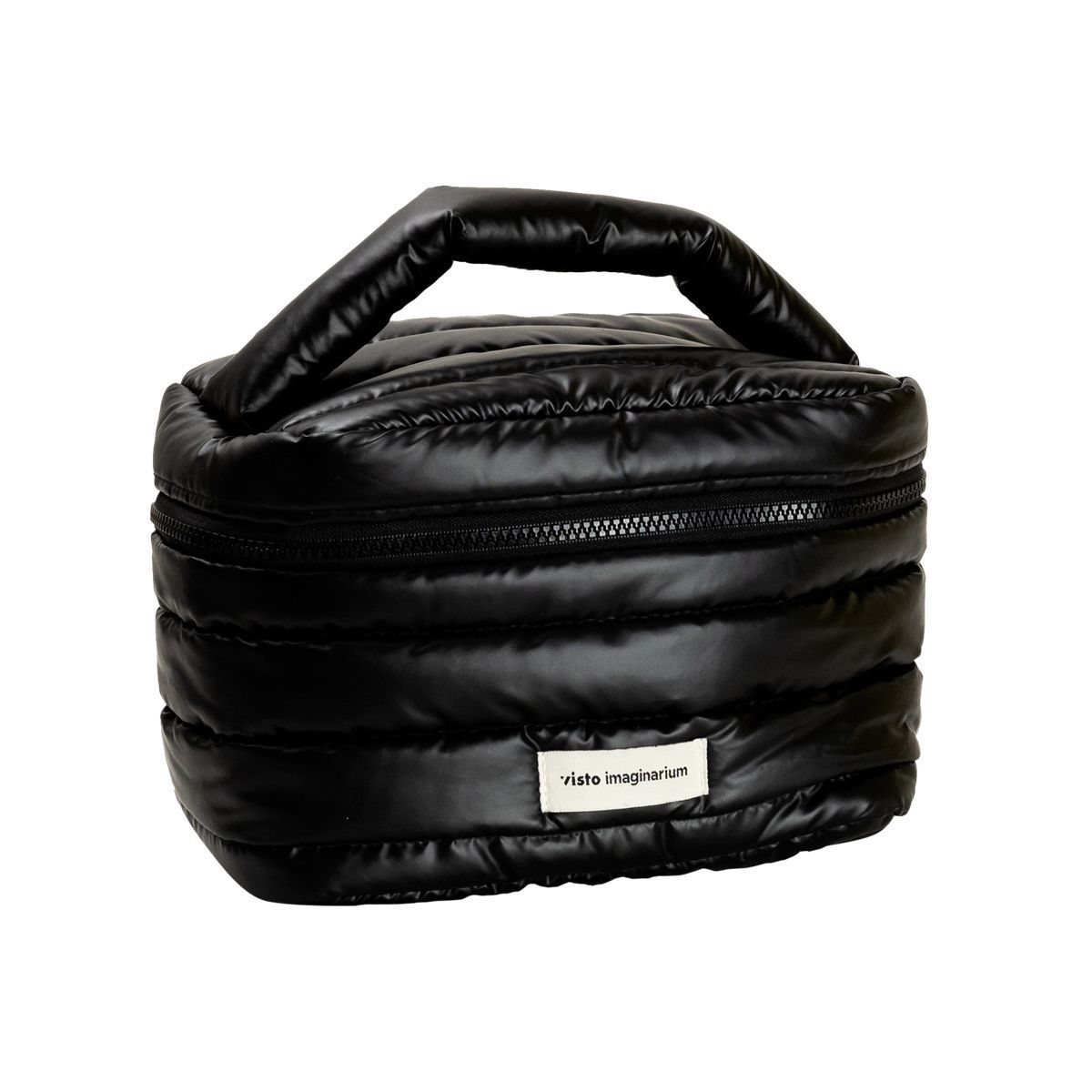 Necessaire Puffer Com Alça Preta