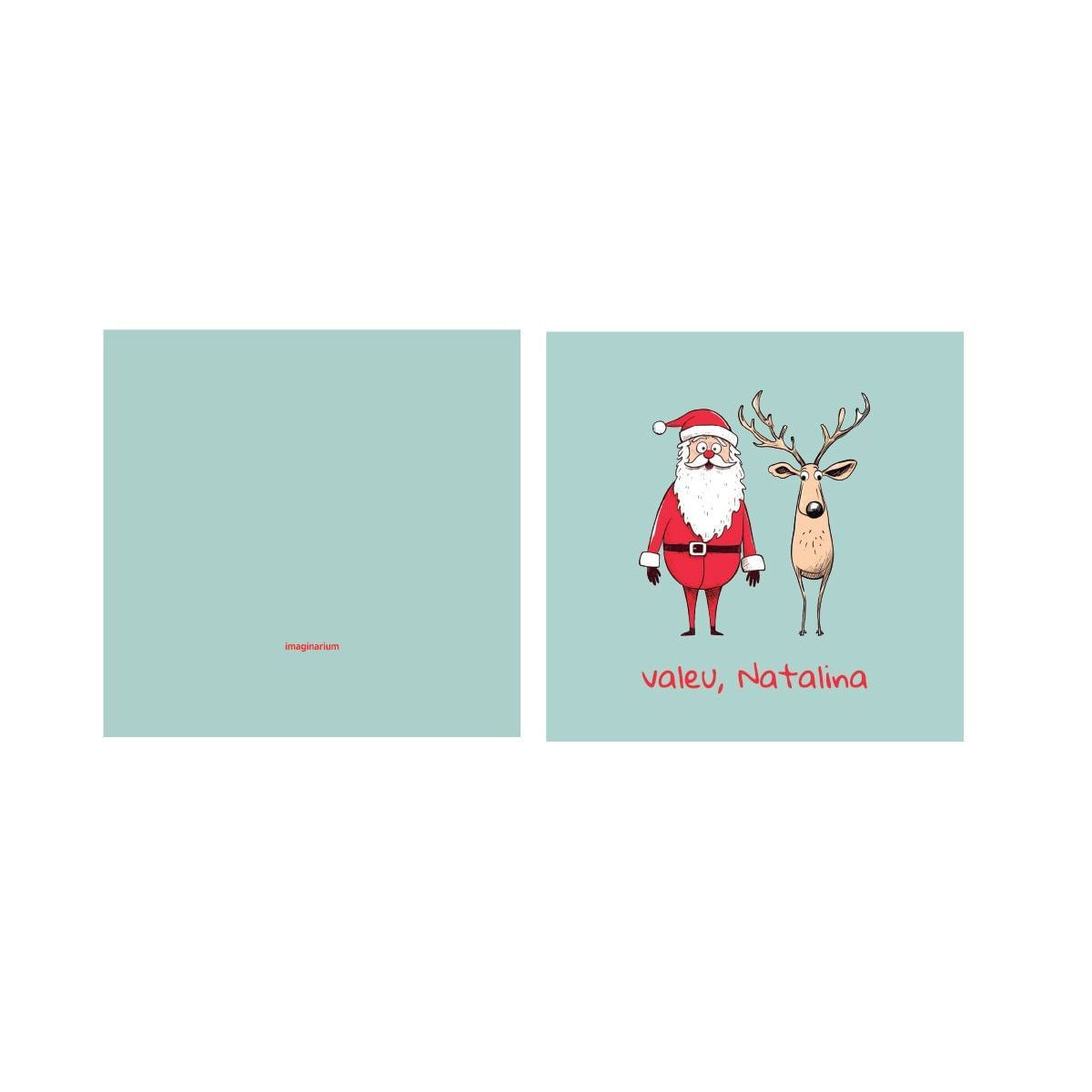 Cartão Natal Valeu Natalina