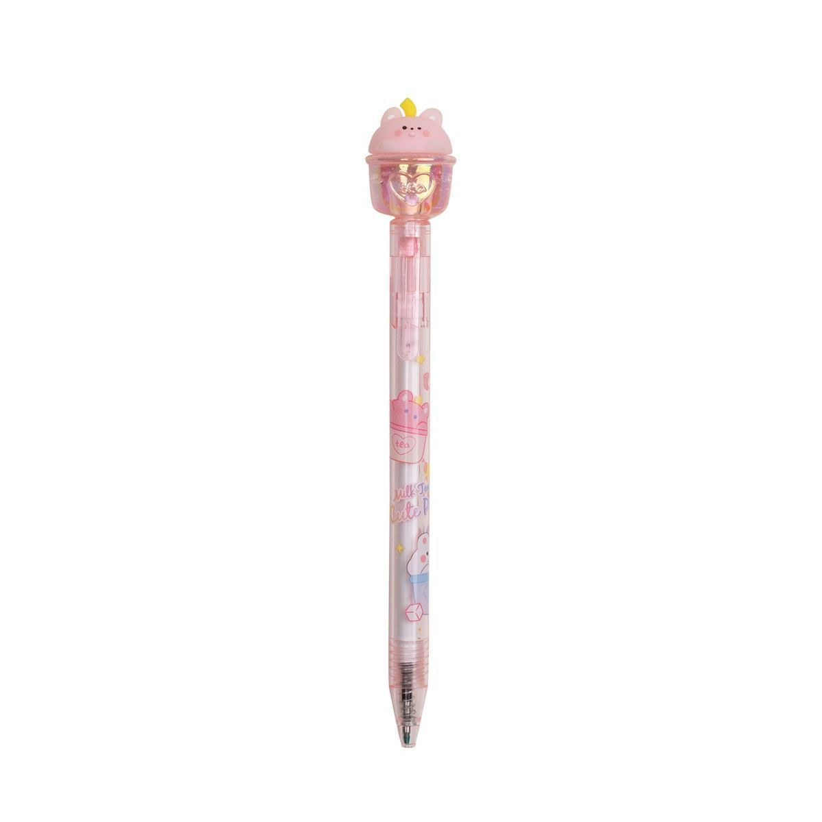 Caneta Urso Rosa