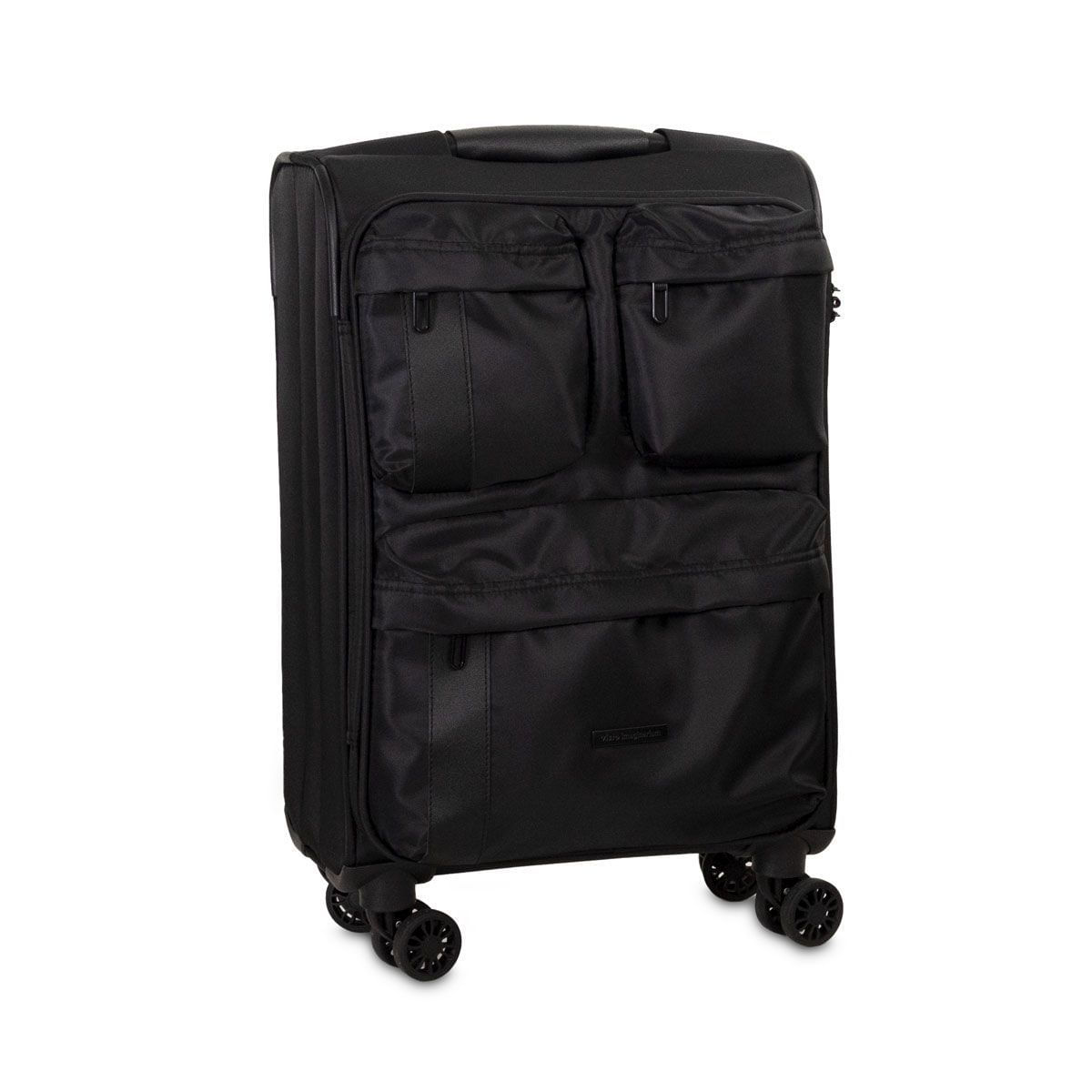 Mala De Viagem Bolsos Preta