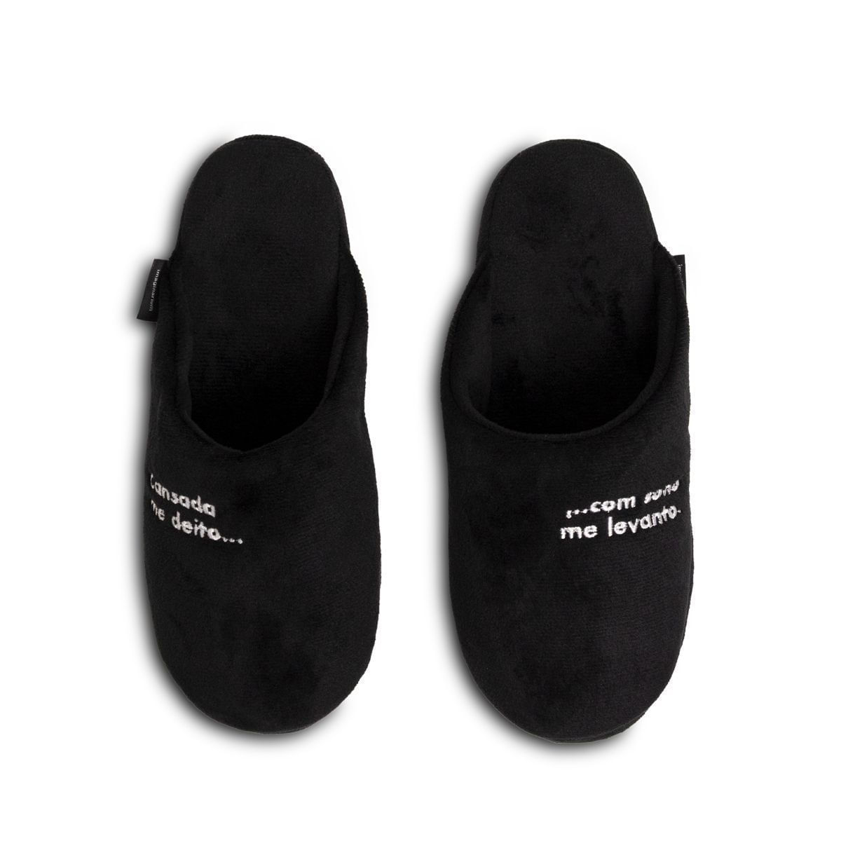 Pantufa Feminina Cansada Me Deito