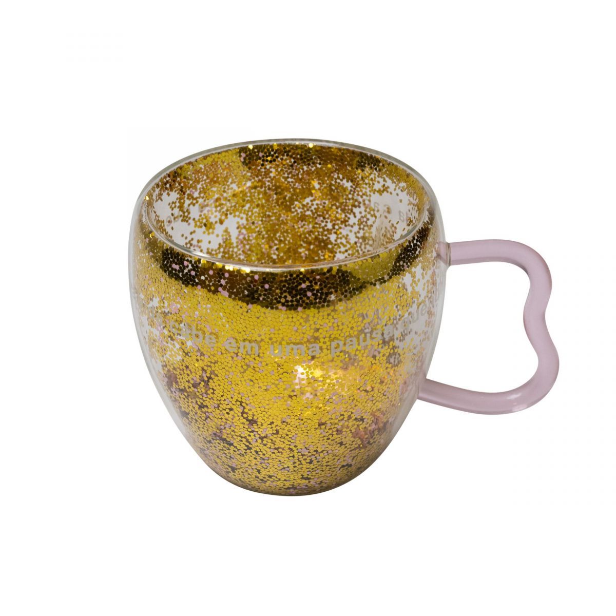 Caneca de Vidro Pausa Quentinha
