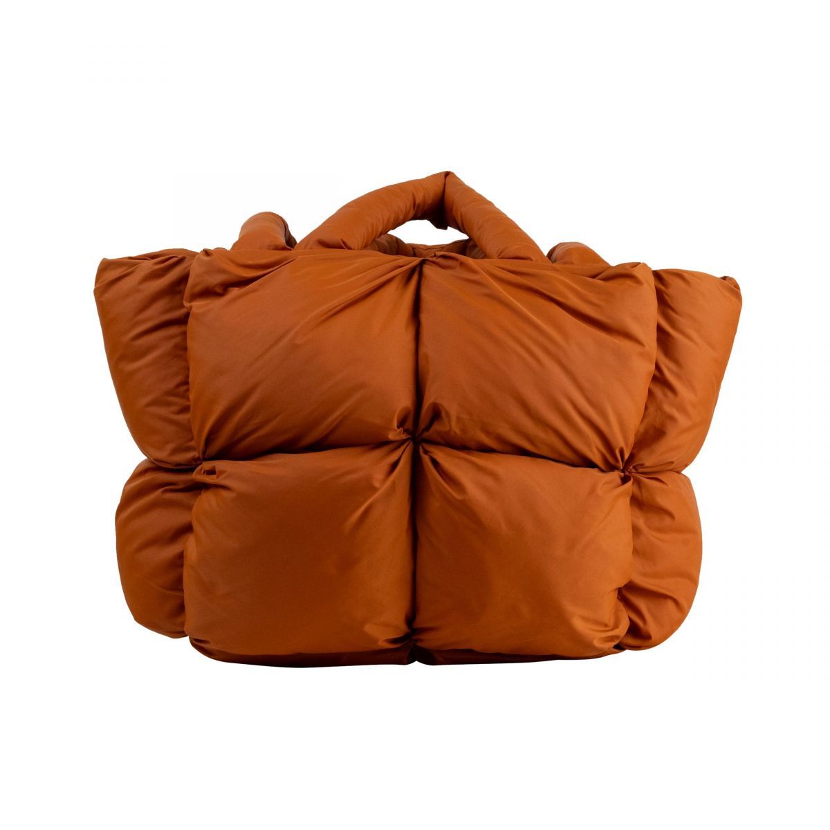 Bolsa Puffer Alças Marrom
