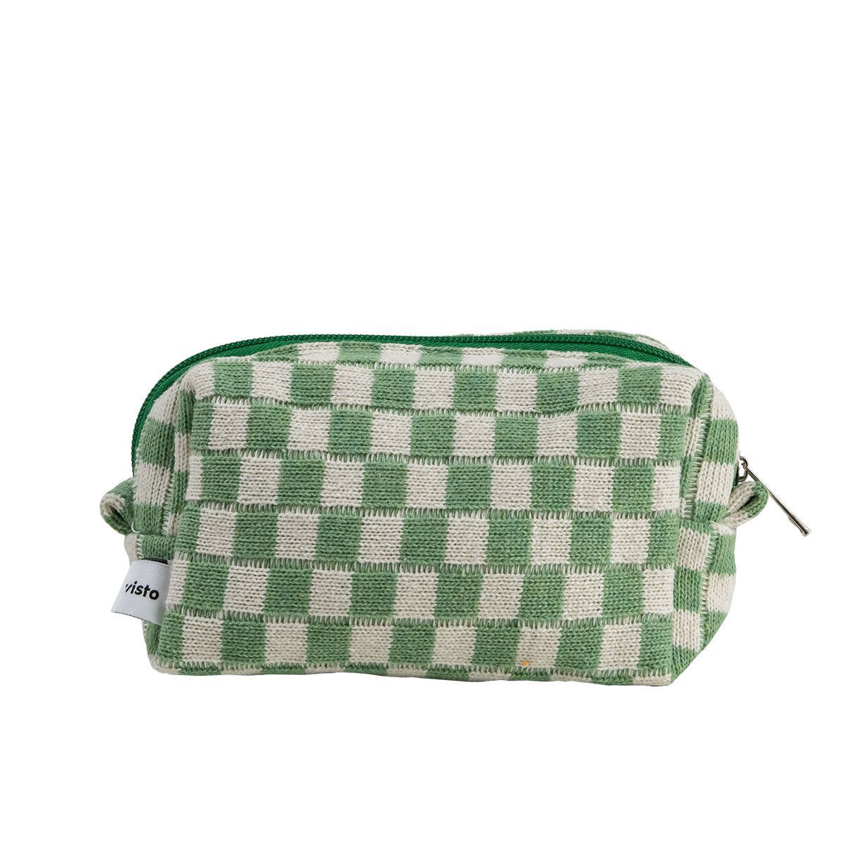 Necessaire Xadrez Verde M