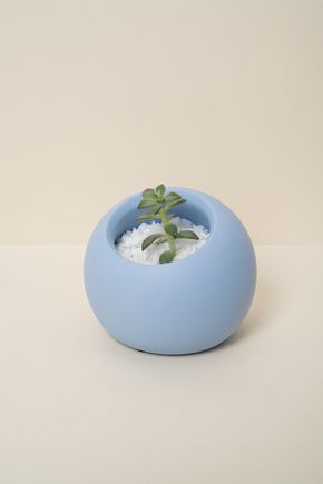Vaso-oca-cimento-azul