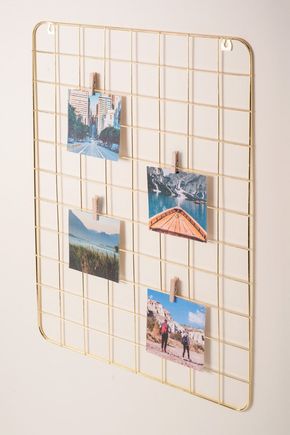 Painel-de-fotos-e-mensagens-grid-dourado
