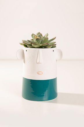 Vaso-rosto-verde-escuro