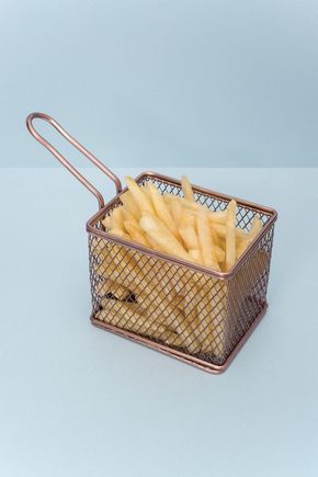 Porta-batata-frita-cobre