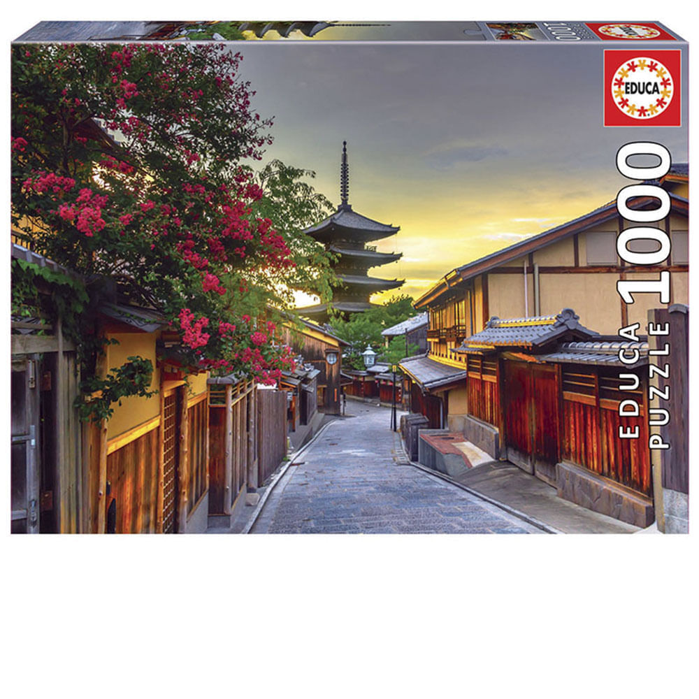 Puzzle 1000 peças Yasaka Pagoda Japão  - Educa - Importado