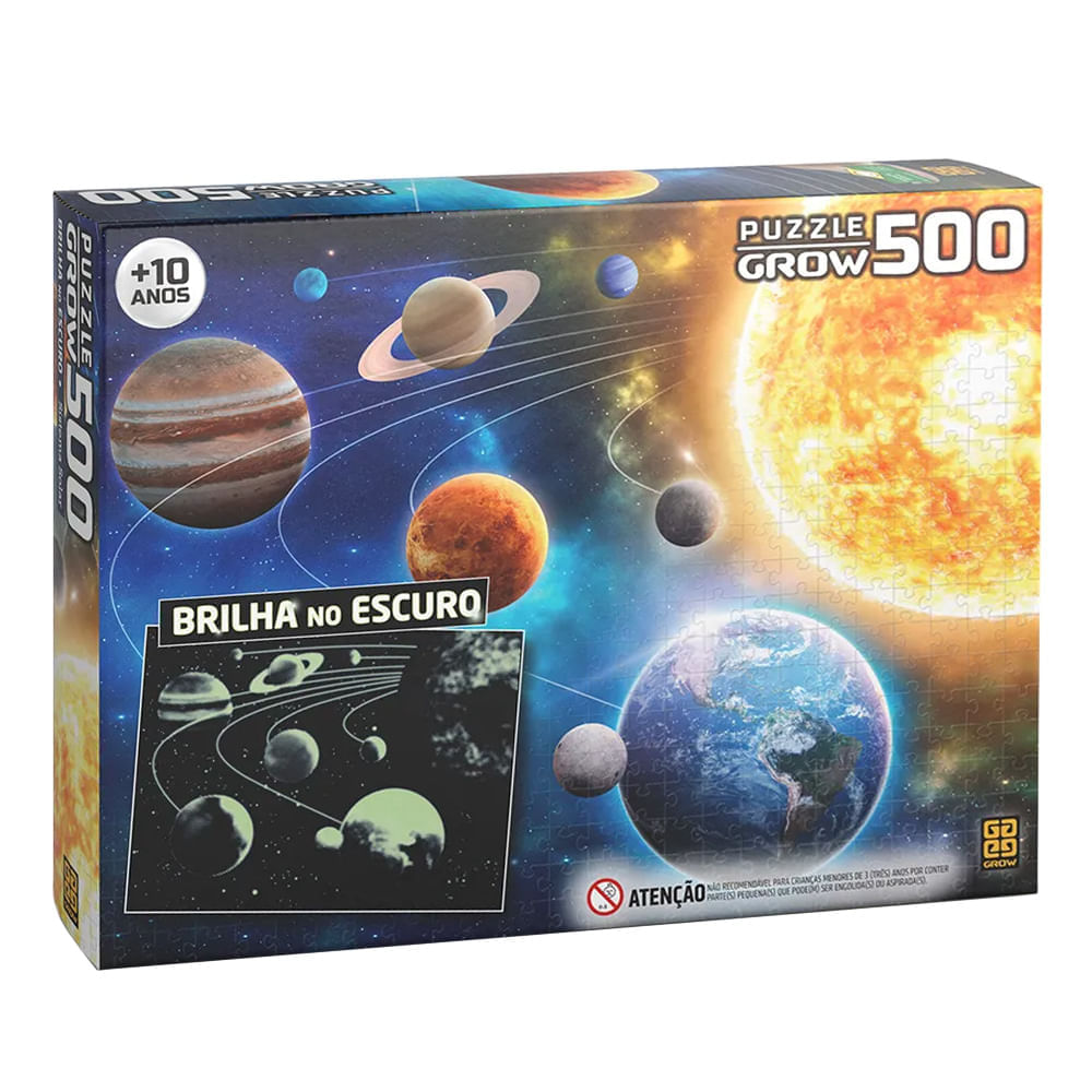 Puzzle 500 peças Sistema Solar
