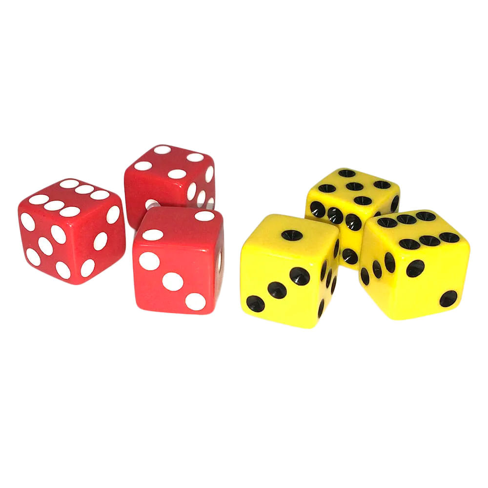 Combo Conjunto com 6 Dados War