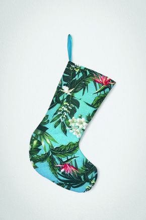 Meia-de-natal-azul