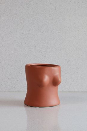 Vaso-busto-moreno