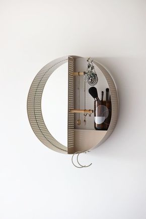 Porta-bijoux-metal-redondo-de-parede