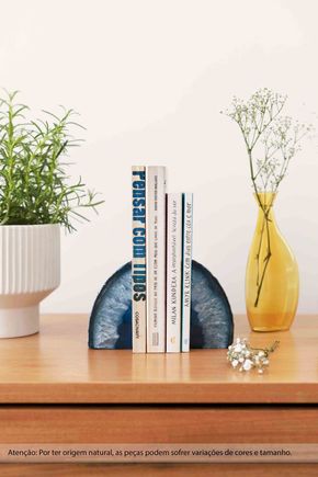 Porta-livros-agata-azul