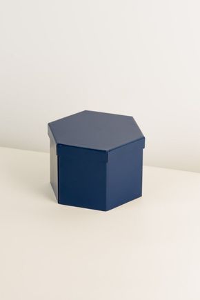 Caixa-hexagonal-azul