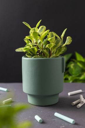 Vaso-fosco-verde-m