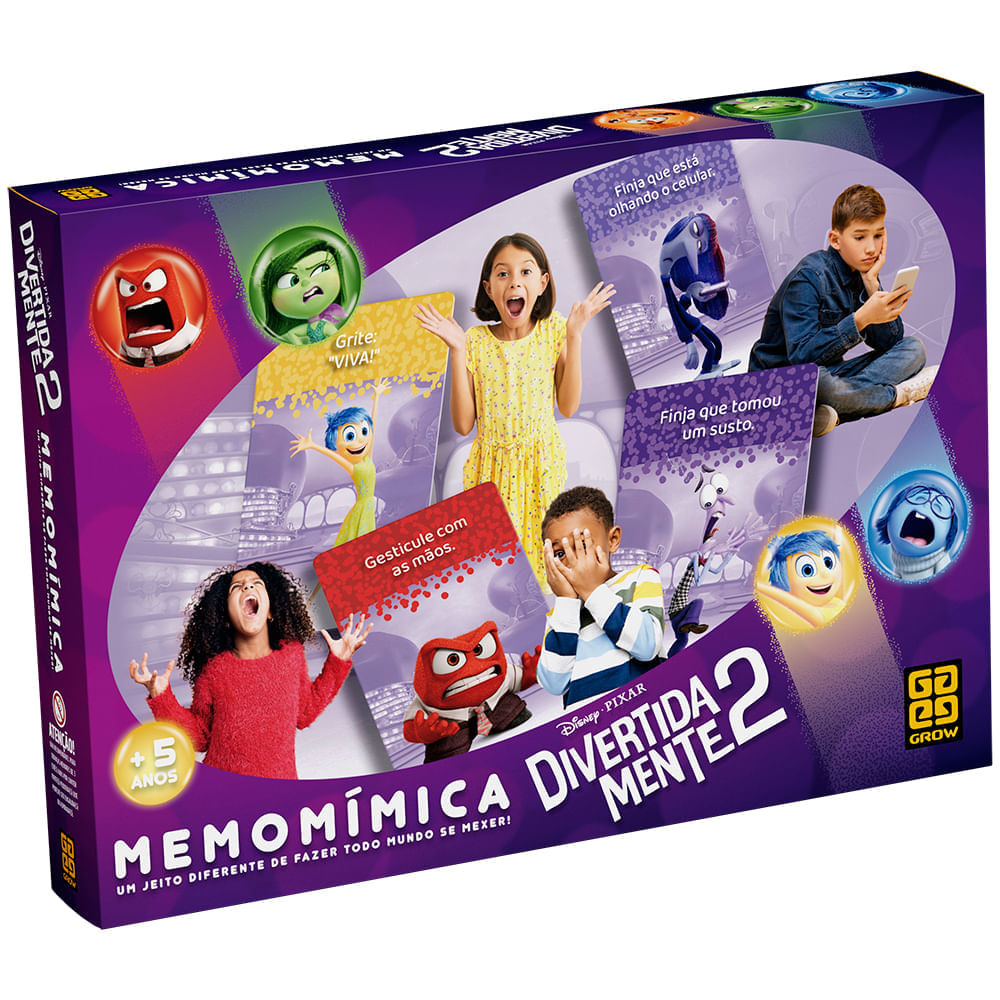 Jogo Memomímica Divertidamente 2