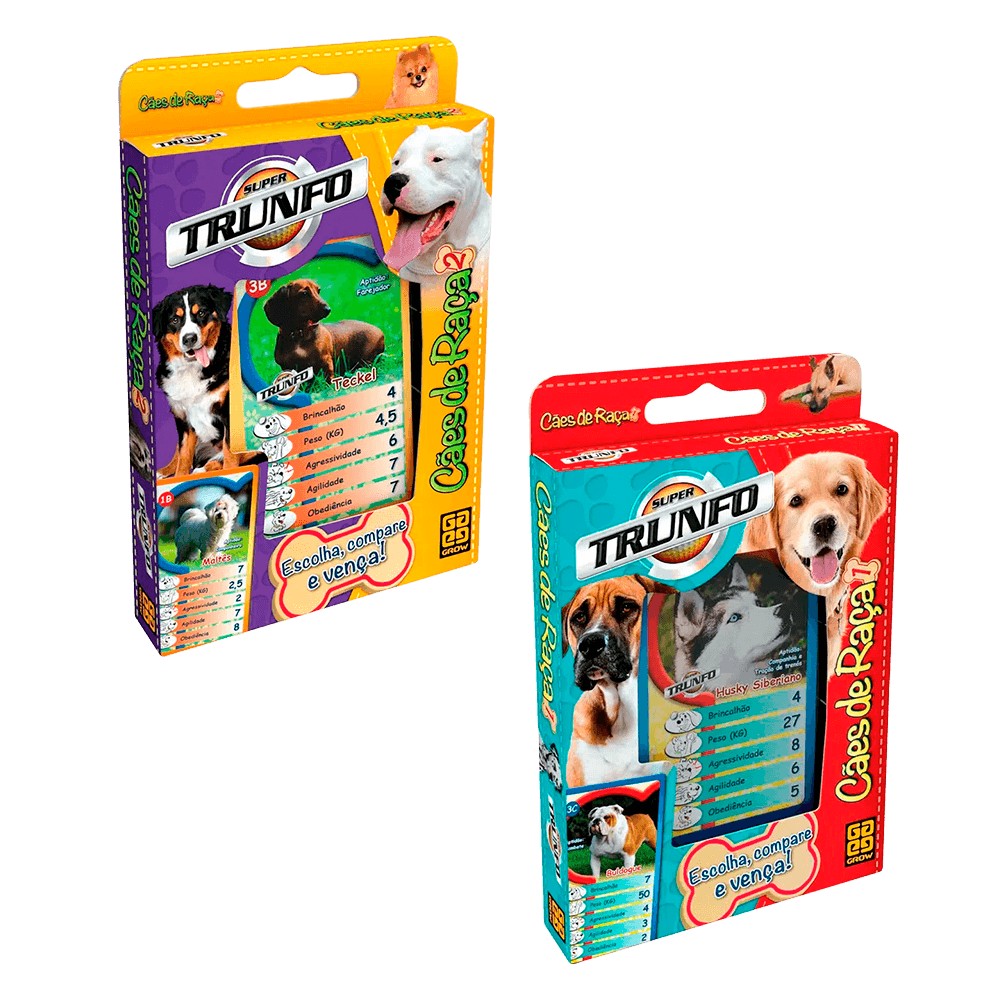 Combo Super Trunfos Cães