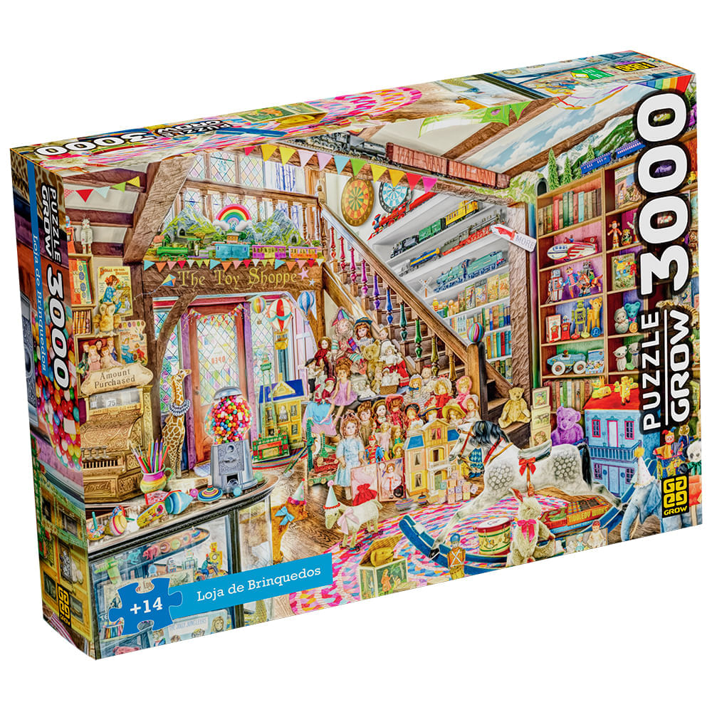 Quebra-cabeça 3000 peças Loja de Brinquedos