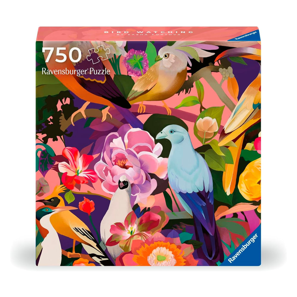 Puzzle 750 peças Pássaros - Importado - Ravensburger