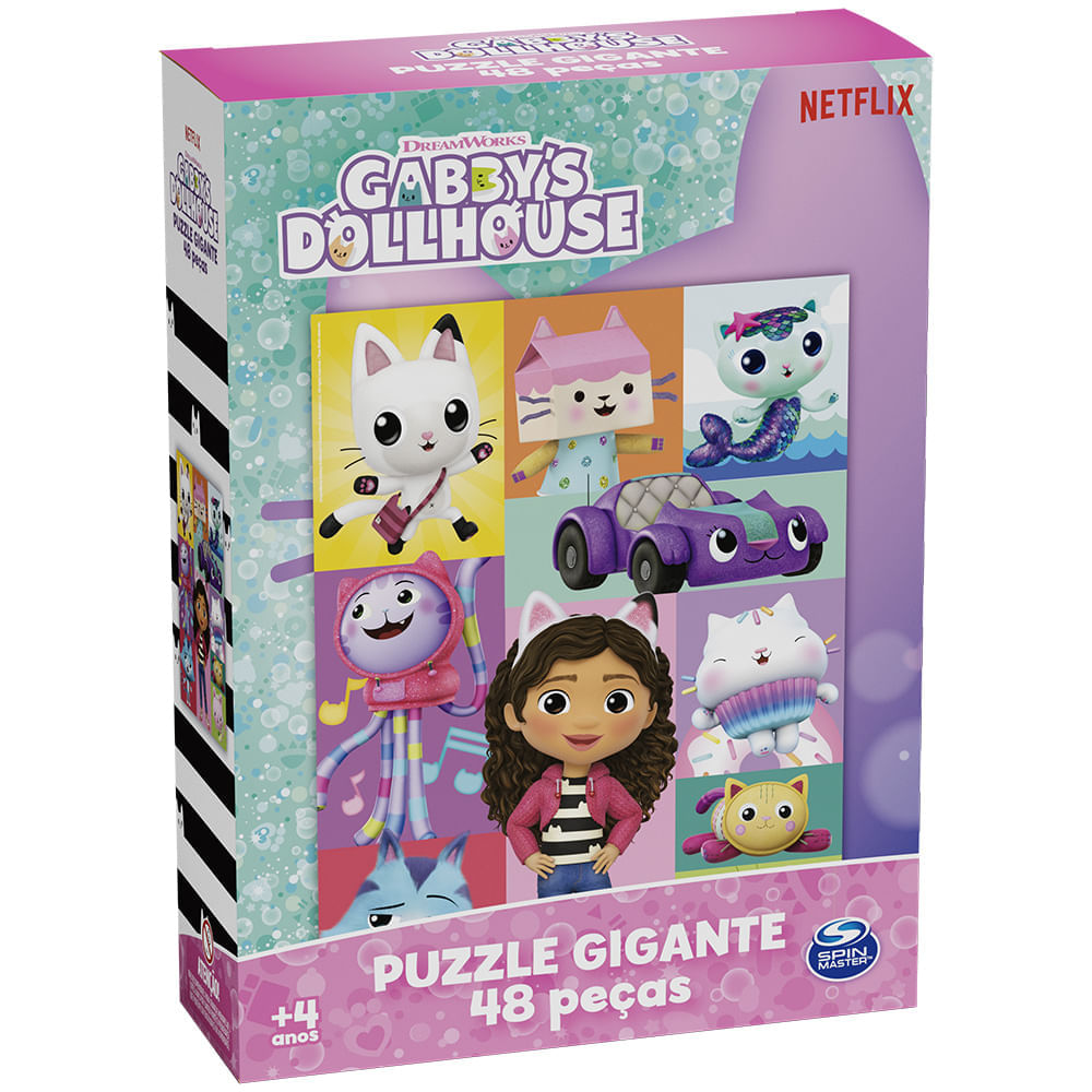 Quebra-cabeça Gigante 48 peças Gabby's Dollhouse