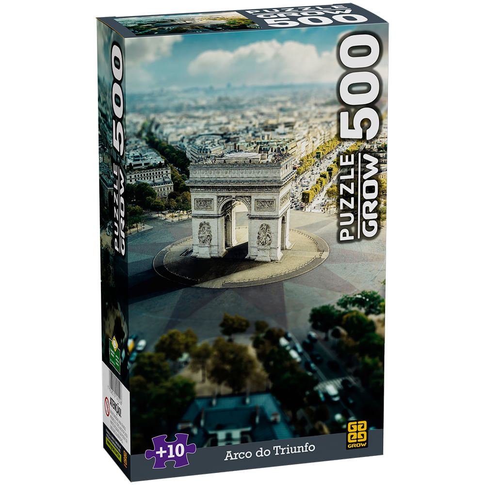 Quebra-cabeça 500 peças Arco do Triunfo
