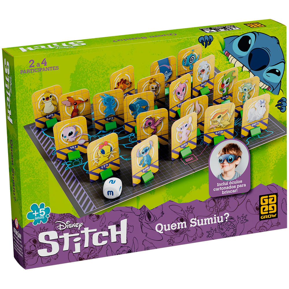 Jogo Quem Sumiu? Stitch