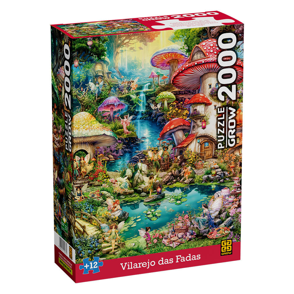 Quebra-cabeça 2000 peças Viarejo das Fadas
